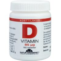 D vitamin 85 μg 180 stk