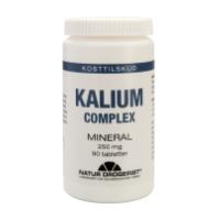 Kalium tabletter 250 mg 90 stk